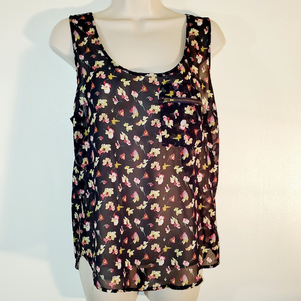 Tramp sheer blouse